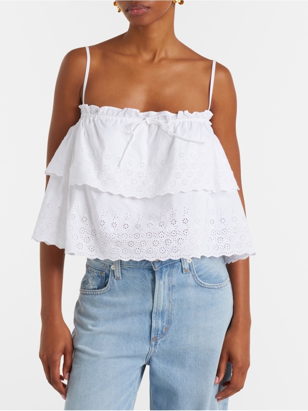 Brand new with tags | Veronica Beard Oseanna Eyelet cami | size xl